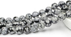 MJDCB Snowflake Obsidian Beads Round Natural Stone Beads - Image 3