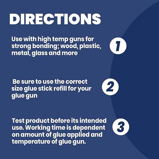 ADHES Mini Size 0.43" x 4" Hot Glue Gun Sticks 100 Pack, and Home Projects - Image 6