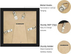4x4 Picture Frame with Real Glass, Wooden cute 4 x 4 Photo Frame with Wavy Mat - Image 4
