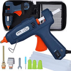 Full Size Hot Glue Gun with Case, 60W/100W/OFF Switch, 9.8ft Extra-long Power by Homepage
