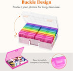 Lifewit 16 Pcs Photo Storage Box, Photo Albums 4x6 Pictures, Acid-Free - Image 6