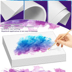 100Sheets Newbested White Watercolor Paper Cold Press Cut Bulk Pack - Image 3