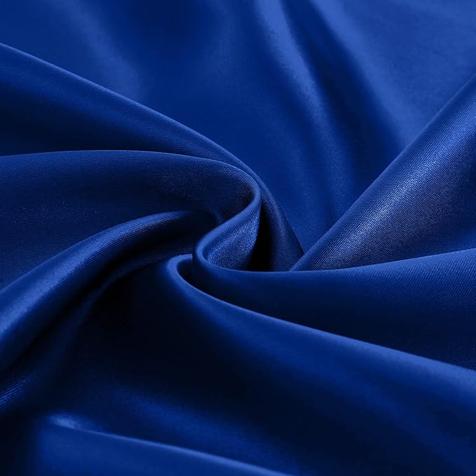 Homiest Royal Blue Satin Fitted Sheet - Image 4