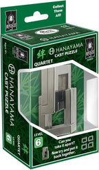 BePuzzled | Quartet Hanayama Metal Brainteaser Puzzle Mensa Rated Level 6 - Image 2