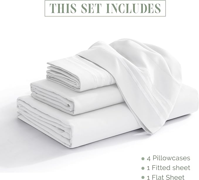 Elegant Comfort Luxurious 1500 Premium Hotel Quality Microfiber Three Line - Image 4