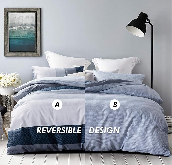 SLEEPBELLA Duvet Cover Set 600 Thread Count Cotton Bedding Set - Image 4