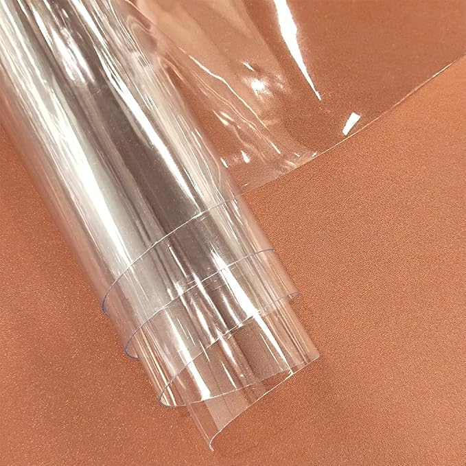 HYANG Transparent PVC Super Clear Holographic Vinyl Sheets 1 Roll 11.8''x47'' - Image 3