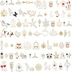 30pcs Mixed Enamel Charms Pendants by JulieWang-FortheLoveofHandmade