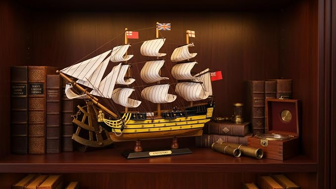 SAILINGSTORY Wooden Model Ship HMS Victory 1/170 Scale Replica | Handcraft - Image 4