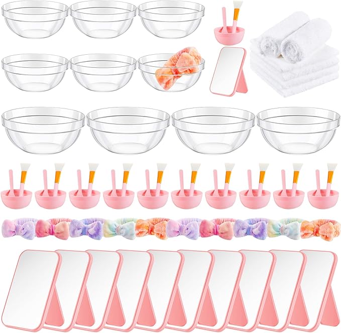 Teenyyou 10 Set Tie Dye Purple Spa Party Supplies by Teenyyou
