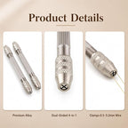 2 PCS Jewelry Making Kit Wire Wrapping Tools Set Wire Twister, Wire-Rounder Tool - Image 3