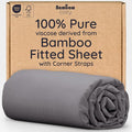 Bambaw 100% Viscose Derived from Bamboo Fitted Sheet, Cooling Fitted Sheet King by Bambaw