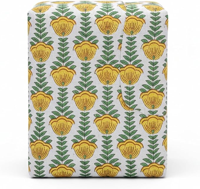 E-Tailor® Hand-Block Printed Pre-Cut Cotton Fabric Ideal by E-Tailor