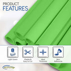 Light Green EVA Foam Sheets, 6 x 9 Inch, 2mm Thick – Foam Paper - Image 4
