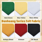 XSEINO 6 Rolls 12"x35" Large Felt Sheets, 1.4mm Thick Nonwoven Fabric - Image 3