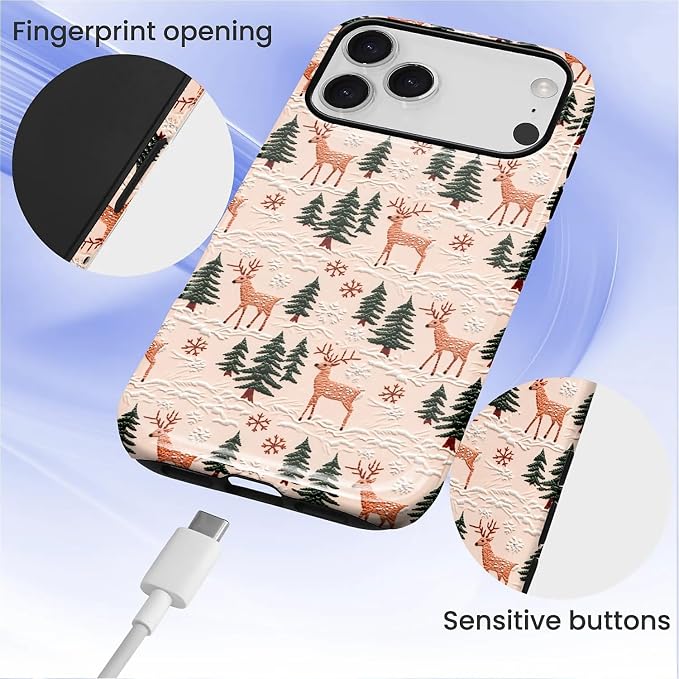Case for iPhone 17 Pro, Scratch Resistant Hybrid Double Layer Hard - Image 7