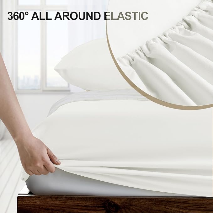 FreshCulture California King Fitted Sheet Only - Image 3