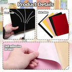 Biaungdo Pink Self Adhesive Felt Sheets, 8 x 12 Inch, Felts Fabric - Image 4