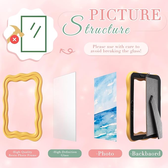 Vicenpal Scalloped Picture Frame - Image 4