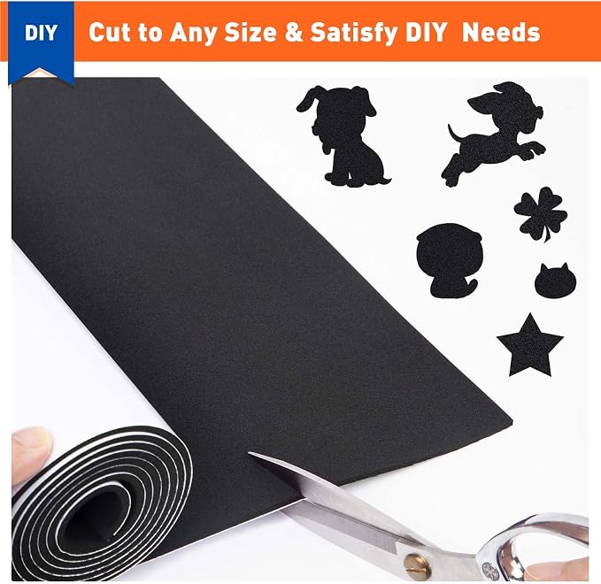 MAGZO Adhesive Sponge Neoprene Foam Padding, 1/16" Thick x 12" x 59" | Ultra - Image 5