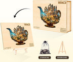 Gifts for Women Men Magic Lamp World Puzzles Adults Gift Wooden 135 Pieces 11.4 - Image 5