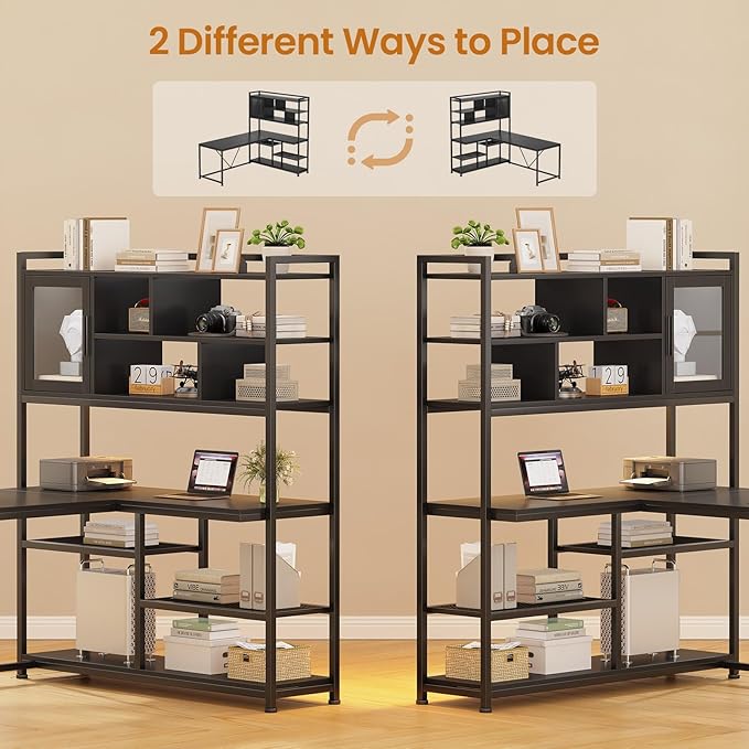 SEDETA L Shaped Computer Desk, L Shaped Corner Desk - Image 6