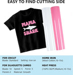 RENLITONG White and Pink Heat Transfer Vinyl - Image 3