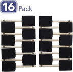 Bates- Foam Paint Brushes, 2 Inch, 16 Pack, Wooden Handle | - Image 2
