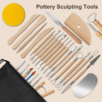 Amrules Clay Tools Kit, Practical Polymer Clay Sculpting Tools Kit, Air Dry - Image 6