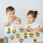 Bokon 100 Pcs Plastic Sand Art Bottles Bulk Sand Art Containers - Image 5