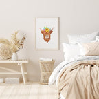 Louise Maelys Highland Cow Floral Embroidery Kit - Image 5