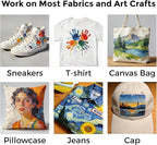 Artme 24 Colors Fabric Paint, Permanent Soft Fabric Paint Set - Image 7