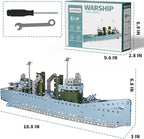 Lucky Doug Stem Building Projects Model Cruiser Ocean Ship Set, 504 Pieces Stem - Image 6