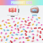 100 Pieces Tiny Candy for Dollhouse Miniatures Resin Food for Crafts Mini Candy - Image 3