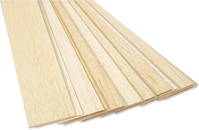Balsa Wood 1/16 X 3 X 36in by Unknown