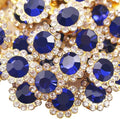 200 PCS 12MM Crystal Glass Sew on Rhinestones Jewels Gems by Unknown