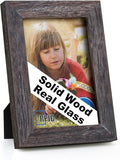 RPJC 4x6 Picture Frames Made of Solid Wood and High Definition Glass by RPJC