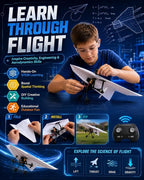 Rc Paper Airplane Motor Kit DIY Model Airplanes Launcher Construction Set - Image 8
