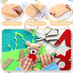 12" x 12" Squares Felt Sheets Fabric, 1mm Thick Halloween Christmas Fabric Fall - Image 3