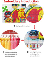 Joyhoor Cross Stitch Kits for Beginners Stamped Cross-Stitch Supplies - Image 6