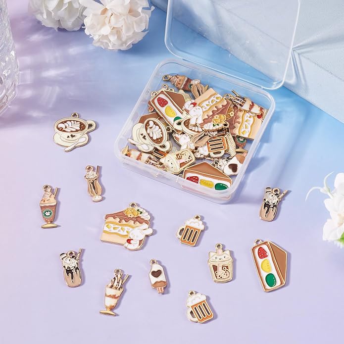 Enamel Food Charms Cute Assorted Food Pendants Sweet Dessert Charms - Image 6
