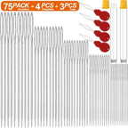 75 Pack Premium Large Eye Needles - Image 3