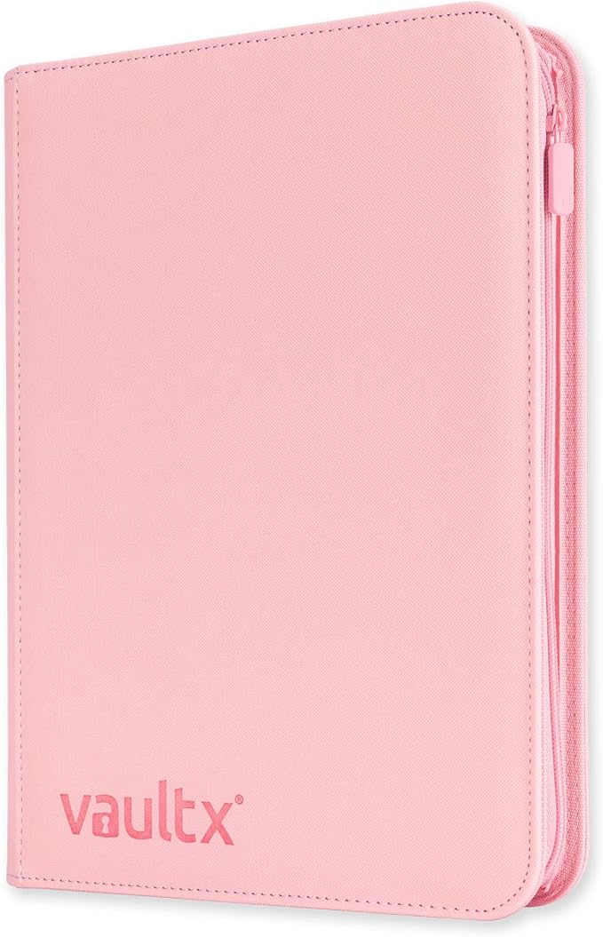 Vault X 4 Pocket Zip Trading Card Binder 160 Cards Exo-Tec | Holds 160 by VaultX