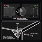 Clear Acrylic Display Case, Self-Assemble Showcase - Image 6