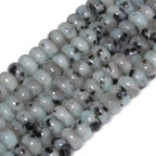 Songxi 5x8mm Natural Sesame Jasper Stone Rondelle Beads, Gemstone - Image 3
