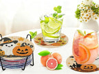 8 PCS Halloween Diamond Art Coasters Kits Cute Diamond Painting Coaster | - Image 8