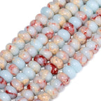 Songxi 5x8mm Natural Blue Shoushan Stone Rondelle Beads, Gemstone - Image 3