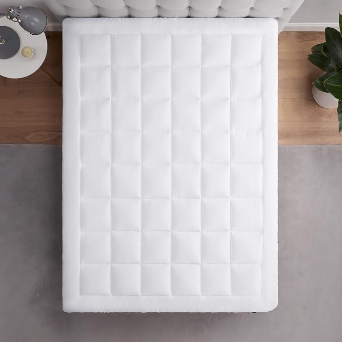 Serta ComfortSure Twin XL Mattress Cover, Fitted Pillow Top Mattress Pad - Image 4