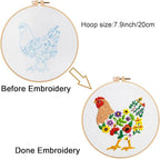 Louise Maelys Hen Embroidery Kit - Image 3