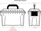 ArtBin 6815AG Mini Sidekick Carrying Case, Portable Art & Craft Organizer - Image 3